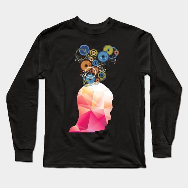 A art man in thinking Long Sleeve T-Shirt by INDONESIA68